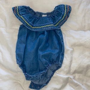 Old navy Denim bubble romper